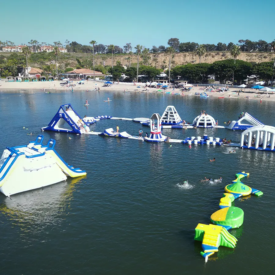 Newport Dunes inflatable water park